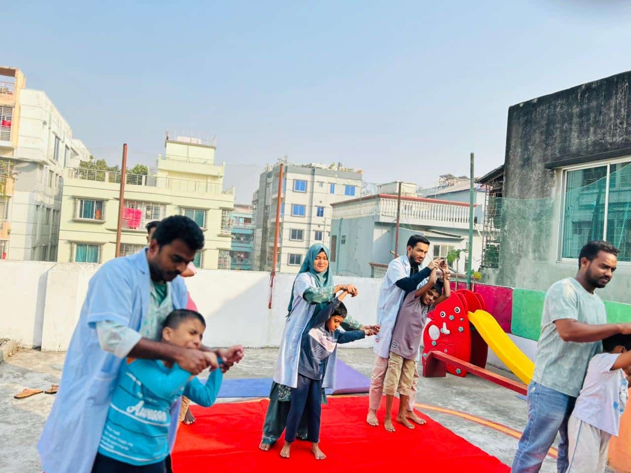 Dance and music therapy activity