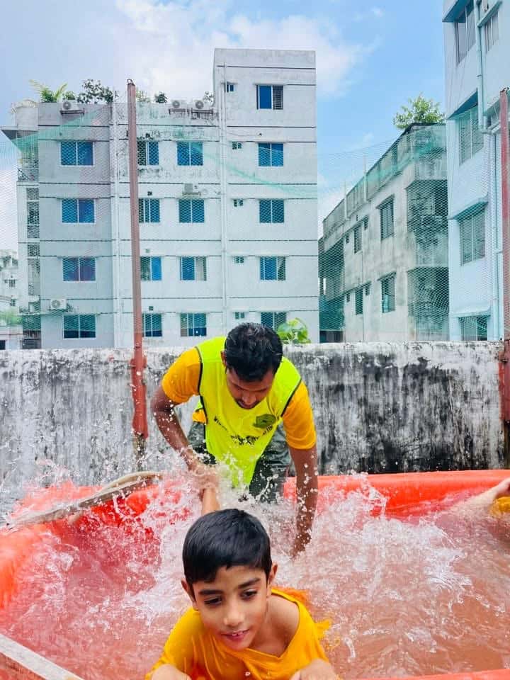 Swimming hydro therapy activity