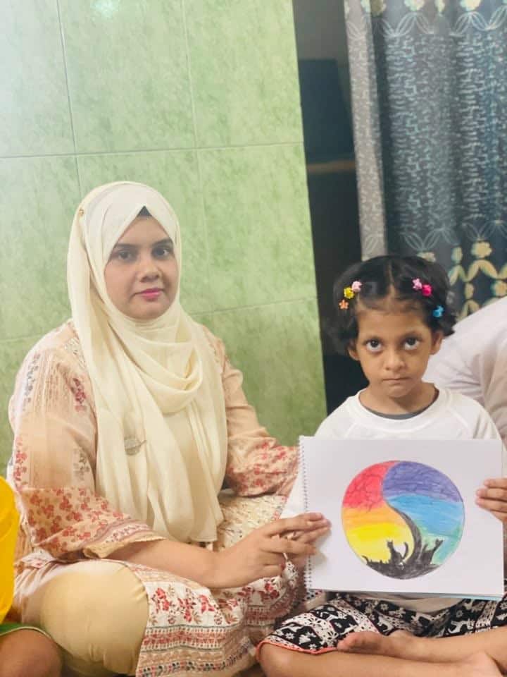 Art therapy class